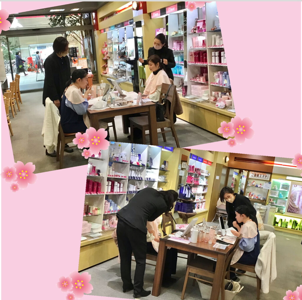 🌸フレッシャーズのお二人🌸メイクレッスンにご来店🌸