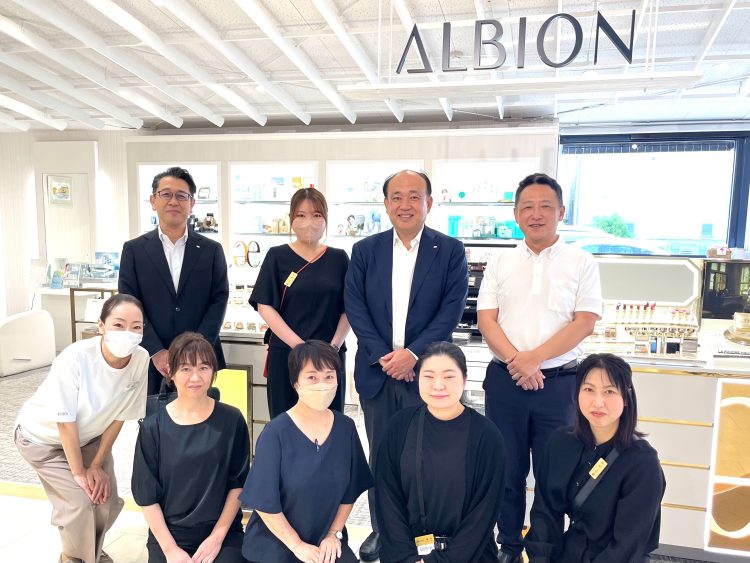 アルビオン小林専務様ご来店